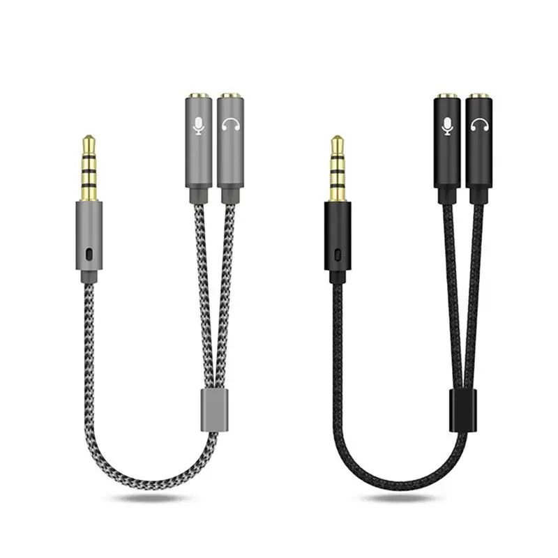 Cable Jack 3.5mm Audio Cable 3.5 Mm Jack Stereo Audio Male To 2 Female Headset Mic Y Splitter Cable Adapter Dropshipping
Cable Jack 3.5mm Audio Cable 3.5 Mm Jack Stereo Audio Male To 2 Female Headset Mic Y Splitter Cable Adapter Dropshipping