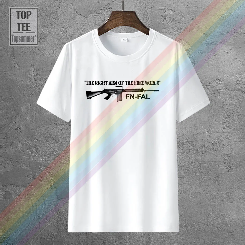 Street Wear T Shirt Fn Fal Shirt The Right Arm Of The Free World 308 Nato British L1A1 Rifle Tee Shirt
Street Wear T Shirt Fn Fal Shirt The Right Arm Of The Free World 308 Nato British L1A1 Rifle Tee Shirt