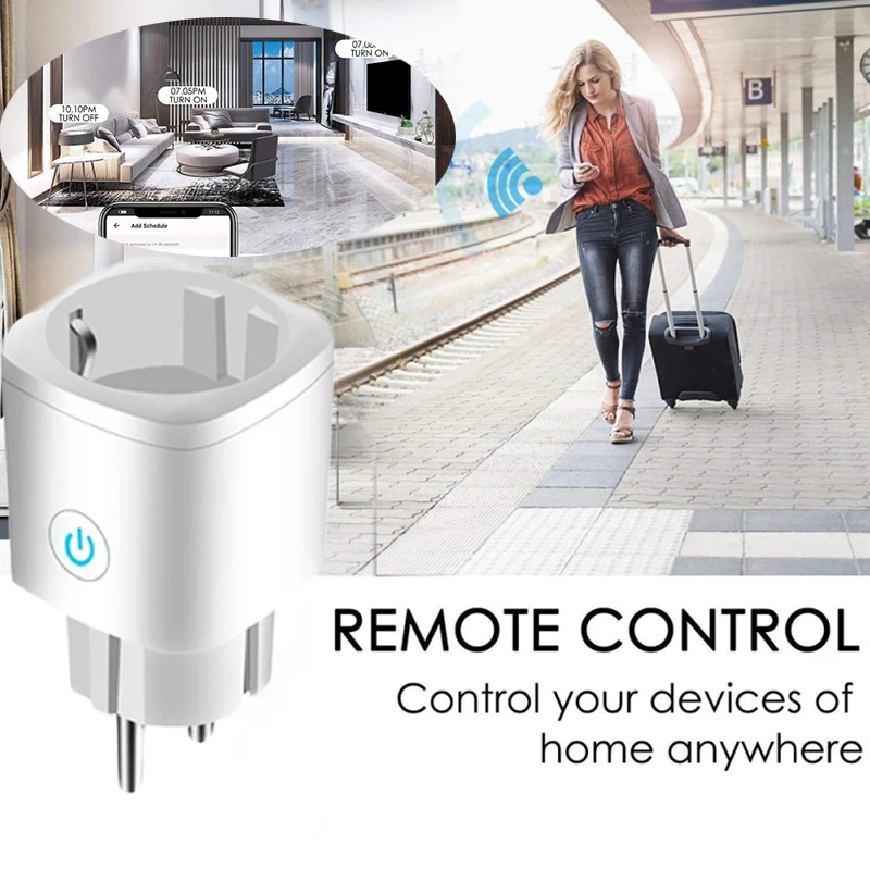 Умная розетка с поддержкой Wi-Fi, 16 А
Умная розетка с поддержкой Wi-Fi, 16 А