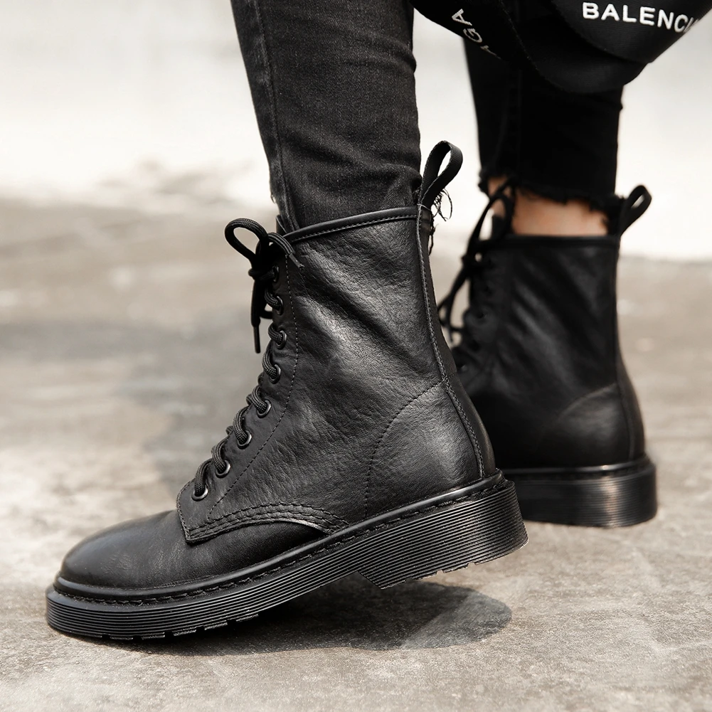 Sarairis 2020 New Fashion Genuine Leather Ankle Boots Ladies Breathable Ins British Style Short Motorcycle Boots Woman Shoes
Sarairis 2020 New Fashion Genuine Leather Ankle Boots Ladies Breathable Ins British Style Short Motorcycle Boots Woman Shoes