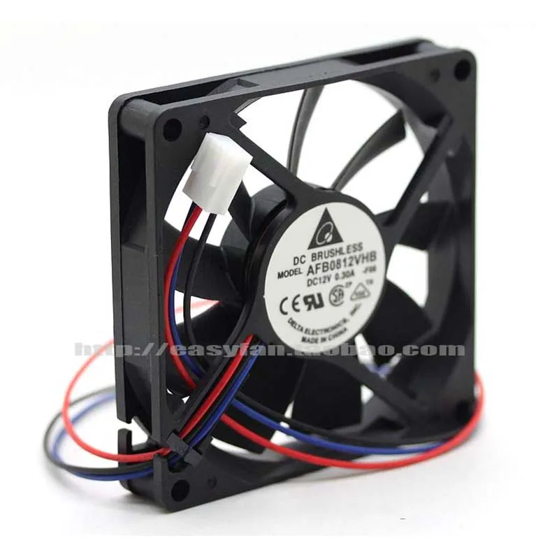 New delta AFB0812VHB 8015 12V 0.3A CPU case dual ball cooling fan 808015mm cooler
New delta AFB0812VHB 8015 12V 0.3A CPU case dual ball cooling fan 808015mm cooler