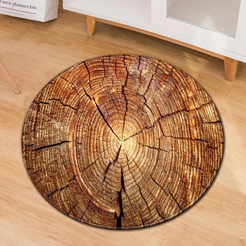 Size 120x120 Cartoon Round Carpets 3D Printed Simulation Wood Grain Rug Children's bedroom Playing Rugs Lving Room Decor Carpet
Size 120x120 Cartoon Round Carpets 3D Printed Simulation Wood Grain Rug Children's bedroom Playing Rugs Lving Room Decor Carpet