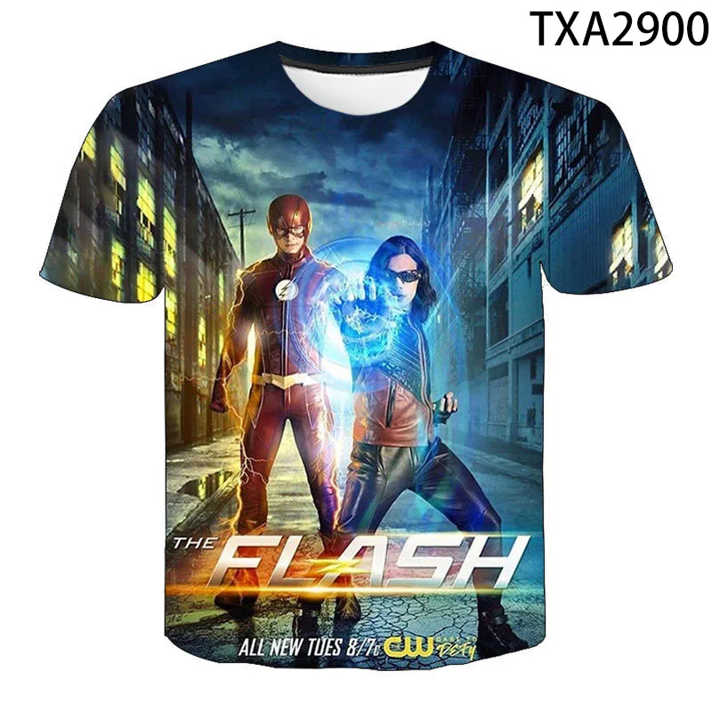 New Summer Men Women Children Flash Movie 3D Printed T shirt Fashion Streetwear Boy Girl Kids Short Sleeve Cool Tops Tee
New Summer Men Women Children Flash Movie 3D Printed T shirt Fashion Streetwear Boy Girl Kids Short Sleeve Cool Tops Tee