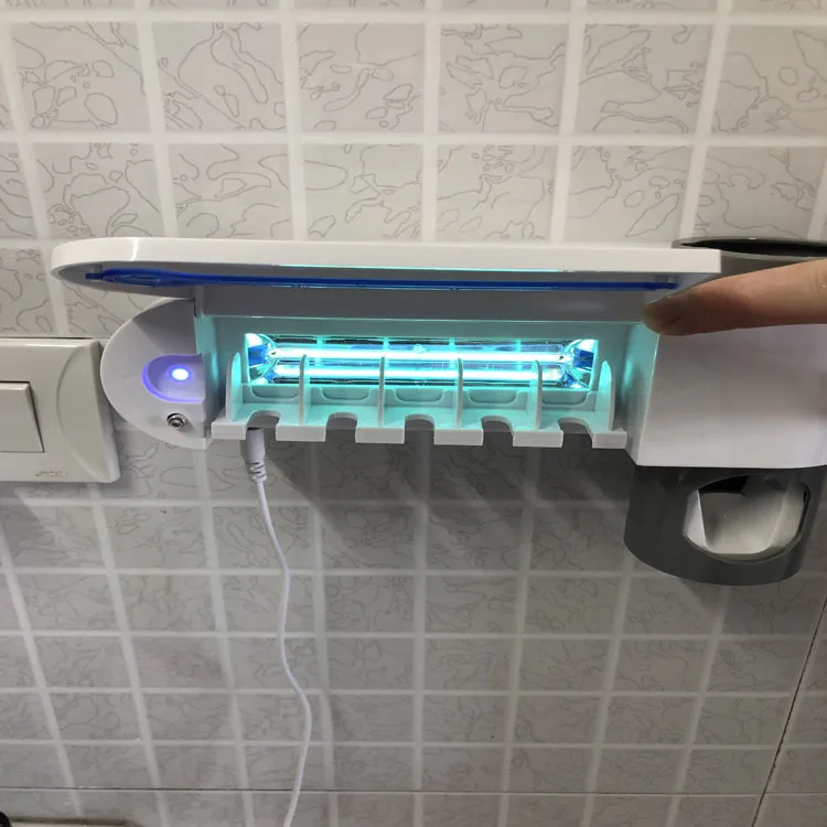 3 In 1 Multifunctional Ultraviolet Toothbrush Disinfection Sterilizer Toothpaste Squeezers Toothbrush Rack Shelf UV Disinfector
3 In 1 Multifunctional Ultraviolet Toothbrush Disinfection Sterilizer Toothpaste Squeezers Toothbrush Rack Shelf UV Disinfector