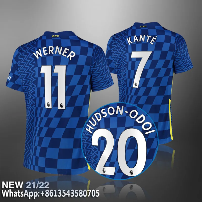 2021 22 ChelseaES Home Men's Short Sleeve 2022 Football T-Shirt Tai Quality Customize Name Number Soccer Jerseys 
2021 22 ChelseaES Home Men's Short Sleeve 2022 Football T-Shirt Tai Quality Customize Name Number Soccer Jerseys