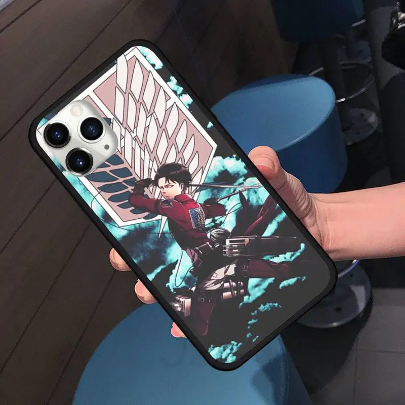 Anime Attack On Titan Levi Ackerman Phone Case for iPhone 11 12 pro XS MAX 8 7 6 6S Plus X 5S SE 2020 XR shell cover funda
Anime Attack On Titan Levi Ackerman Phone Case for iPhone 11 12 pro XS MAX 8 7 6 6S Plus X 5S SE 2020 XR shell cover funda