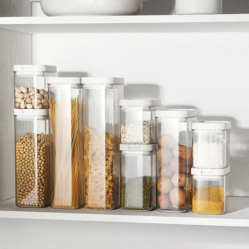 Food Container Kitchen Items Storage Container Food Sealed Cans Grains Snacks Nuts Storage Boxes Refrigerators Plastic Jars
Food Container Kitchen Items Storage Container Food Sealed Cans Grains Snacks Nuts Storage Boxes Refrigerators Plastic Jars