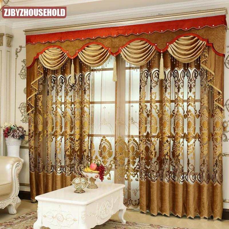 2021 High-end European-style Hollow Embroidered Curtains for Living Room Bedroom Study Blackout Curtains Custom
2021 High-end European-style Hollow Embroidered Curtains for Living Room Bedroom Study Blackout Curtains Custom