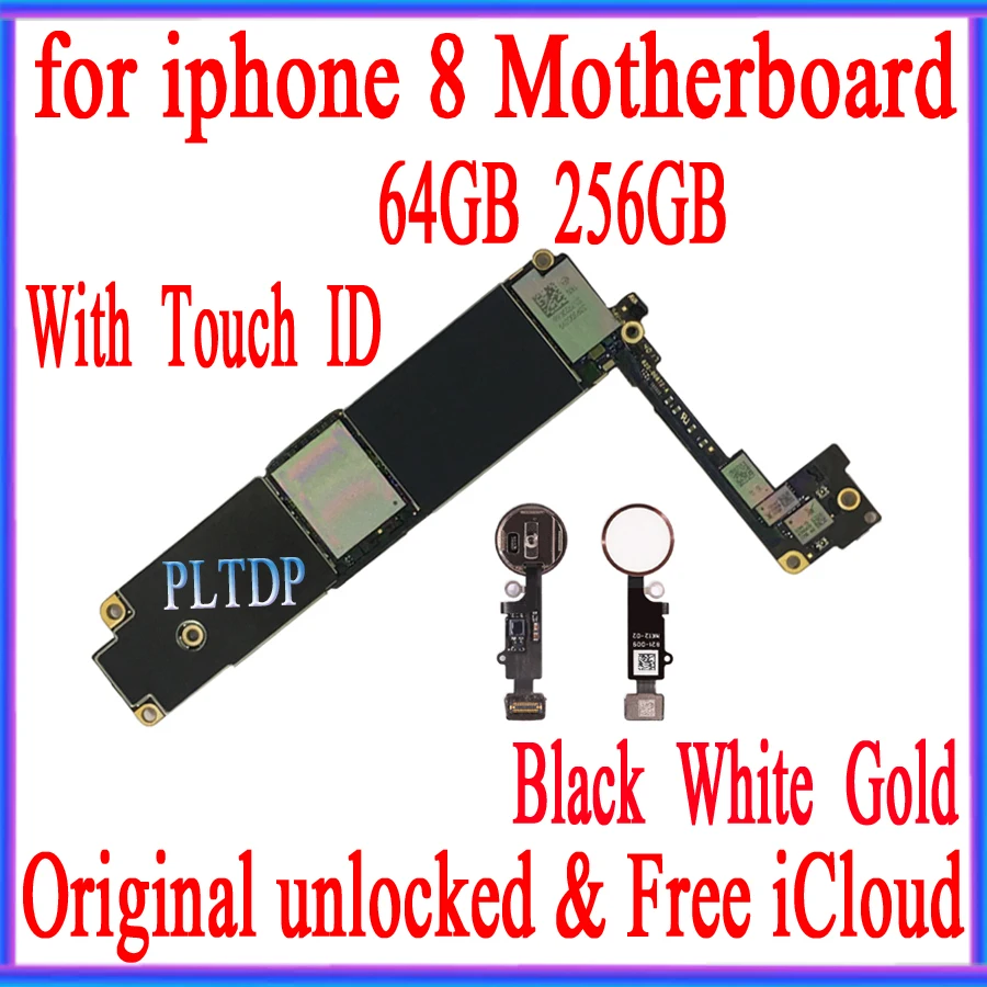 Good Tested, for iphone 8 Motherboard with/No Touch ID, Unlocked for iphone 8 mainboard, 64GB 256GB
Good Tested, for iphone 8 Motherboard with/No Touch ID, Unlocked for iphone 8 mainboard, 64GB 256GB