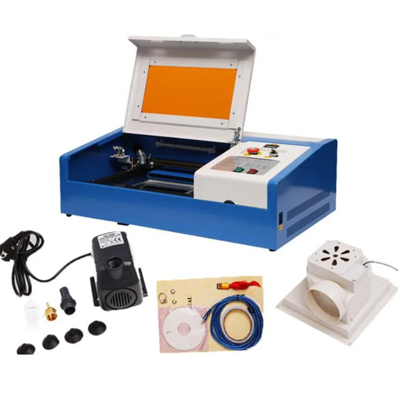 40W CO2 Laser Engraving Cutting Machine laser engraver 300x200mm USB Port
40W CO2 Laser Engraving Cutting Machine laser engraver 300x200mm USB Port