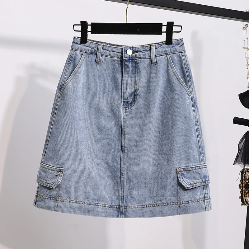 Fitaylor 2021 Summer Spring New Women Solid Denim Skirt Casual High Waist A-line Skirt with Belt Slim Medium Length Skirt
Fitaylor 2021 Summer Spring New Women Solid Denim Skirt Casual High Waist A-line Skirt with Belt Slim Medium Length Skirt
