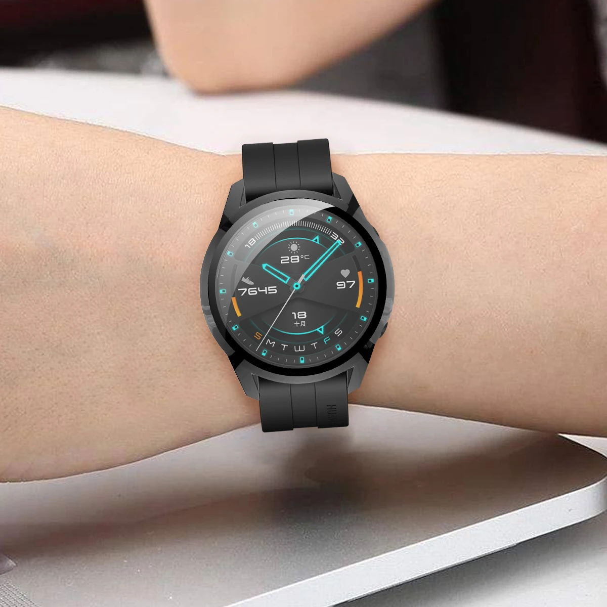 Watch Case For Huawei Watch GT 2 46mm case +Tempered Glass Screen Protective watch Cover Protector Frame for Huawei GT2 46mm
Watch Case For Huawei Watch GT 2 46mm case +Tempered Glass Screen Protective watch Cover Protector Frame for Huawei GT2 46mm