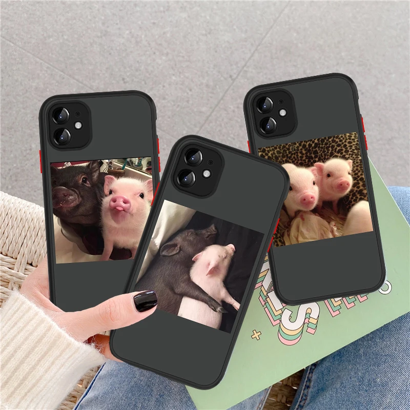 Cartoon cute pig Couples Phone Case For iPhone SE2020 11 12mini Pro Max 6 7 8 Plus X XS MAX XR Matte Hard PC protective Covers
Cartoon cute pig Couples Phone Case For iPhone SE2020 11 12mini Pro Max 6 7 8 Plus X XS MAX XR Matte Hard PC protective Covers