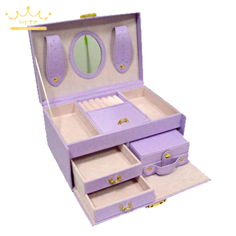 High Quality Multi-layer Large-capacity Jewelry Storage Box Portable with Mirror Key Cosmetic Case Storage Box Travel Essential
High Quality Multi-layer Large-capacity Jewelry Storage Box Portable with Mirror Key Cosmetic Case Storage Box Travel Essential