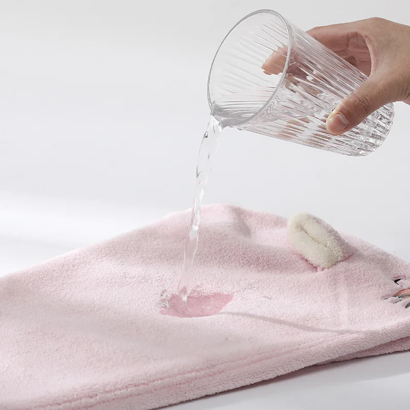 Towels Bathroom Microfiber Solid Quickly Dry Hair Hat Home Textile Towel Cute Cartoon Embroidery Hair Towel
Towels Bathroom Microfiber Solid Quickly Dry Hair Hat Home Textile Towel Cute Cartoon Embroidery Hair Towel