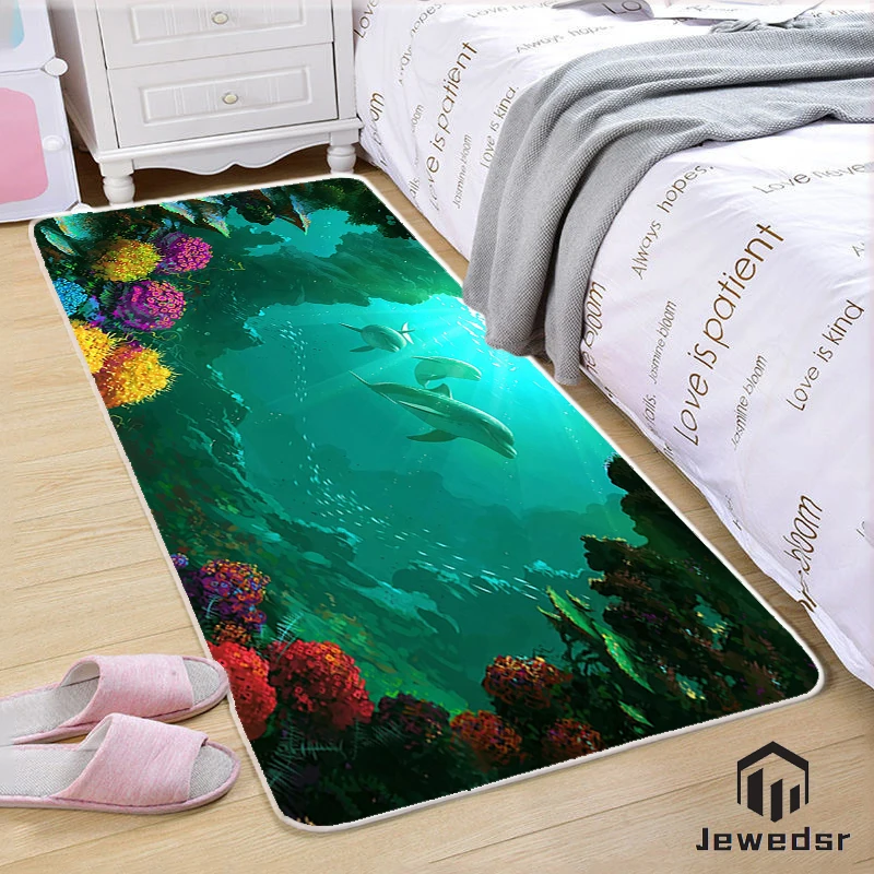 Underwater world Underwater view bathroom kitchen mat family bedroom modern carpet balcony floor mat living room non-slip mat
Underwater world Underwater view bathroom kitchen mat family bedroom modern carpet balcony floor mat living room non-slip mat