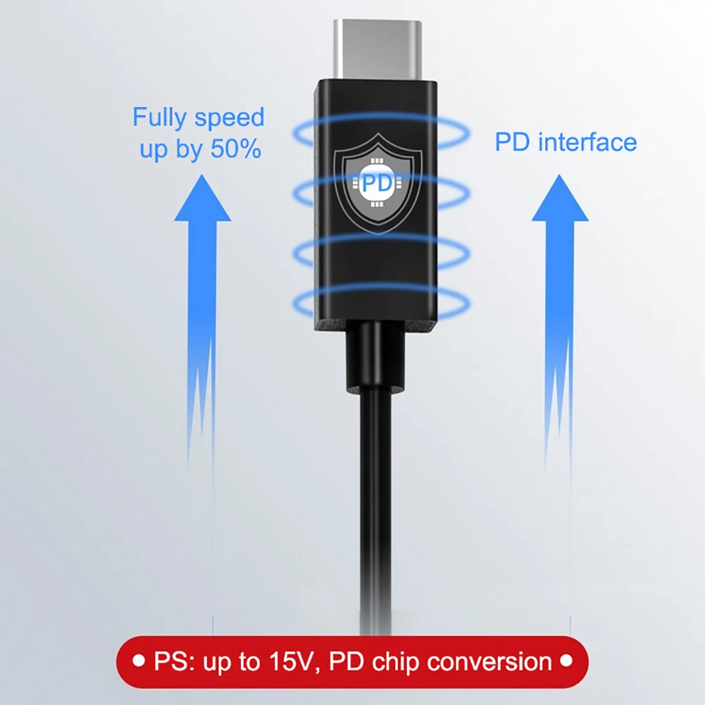 USB Type C 15V PD Power Supply Charger Adapter Charging Line for Microsoft Surface Pro 7/6/5/4/3/GO/BOOK Laptop 1/2
USB Type C 15V PD Power Supply Charger Adapter Charging Line for Microsoft Surface Pro 7/6/5/4/3/GO/BOOK Laptop 1/2