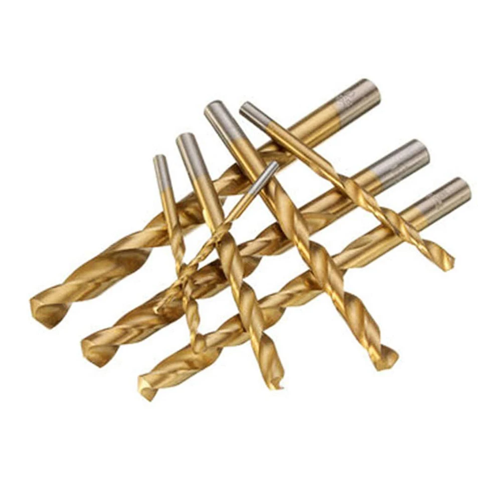 8pcs 3 - 10mm Twist Drill HSS Titanium Coated Wood Metal Hole Punching For Diy Home General Construction Engineering Use
8pcs 3 - 10mm Twist Drill HSS Titanium Coated Wood Metal Hole Punching For Diy Home General Construction Engineering Use