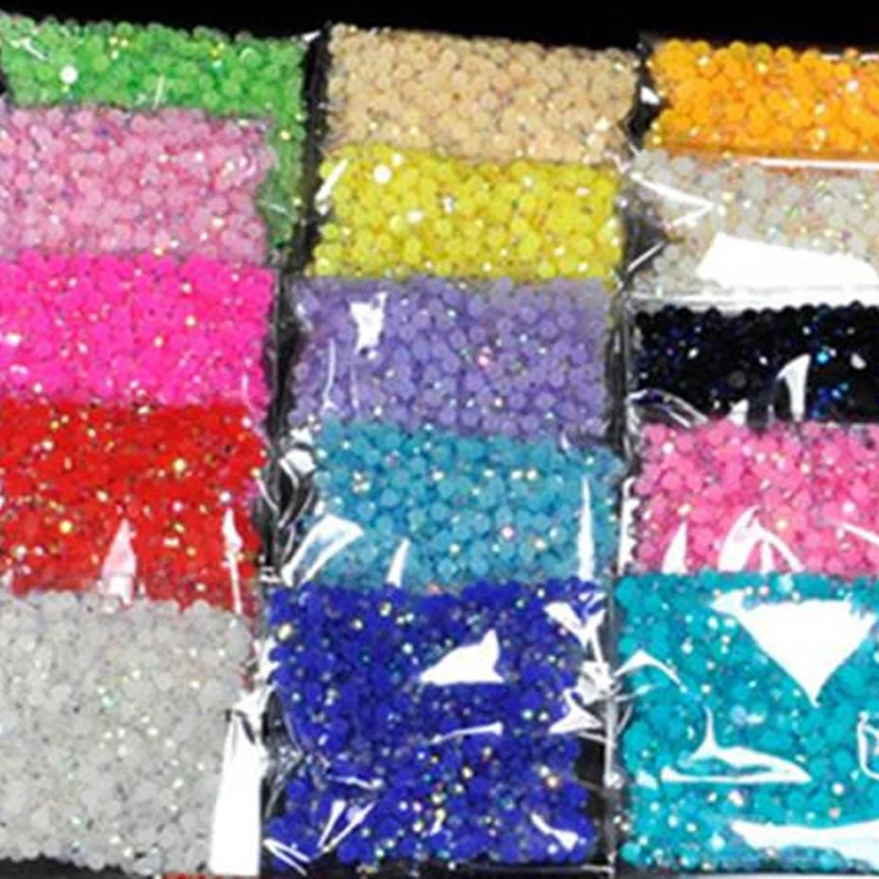 15000PCS AB Jelly Flat back Nail art Rhinestone in 14 Cut 15grids 3D Crystal nail decoration/exclusive nail jewelry Rhinestone 
15000PCS AB Jelly Flat back Nail art Rhinestone in 14 Cut 15grids 3D Crystal nail decoration/exclusive nail jewelry Rhinestone