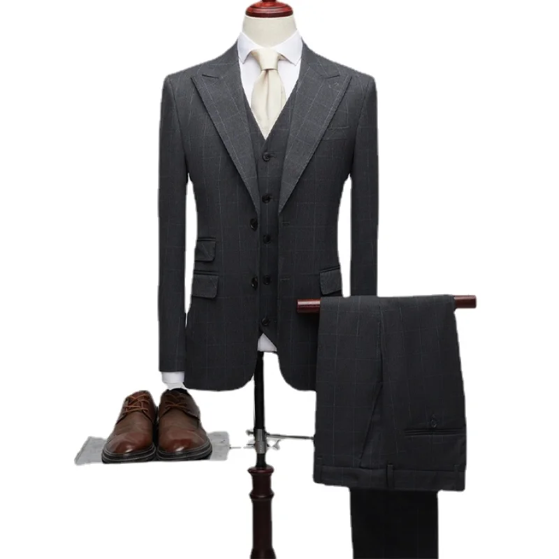(Blazer+Vest+Pants)2021Fashion Men Suit Slim Fit Prom Wedding Suits for Men Groom Tuxedo Jacket Trousers Set Casual Man Blazer
(Blazer+Vest+Pants)2021Fashion Men Suit Slim Fit Prom Wedding Suits for Men Groom Tuxedo Jacket Trousers Set Casual Man Blazer