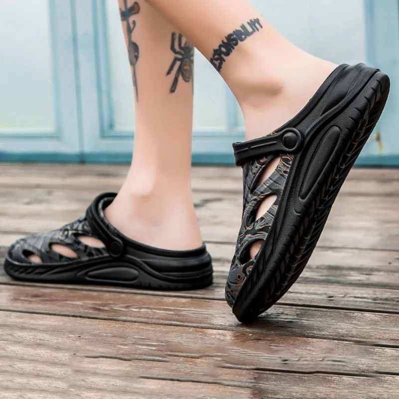 Men's Sandals Cute Hole Slippers Outdoor Light Comfortable Casual Shoes Waterway Shoes Wading Shoes Large Size 40-47
Men's Sandals Cute Hole Slippers Outdoor Light Comfortable Casual Shoes Waterway Shoes Wading Shoes Large Size 40-47