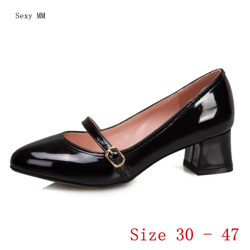 Med High Heels Women Square High Heel Shoes Pumps Stiletto Woman Party Wedding Shoes Kitten Heels Small Plus Size 30 - 47
Med High Heels Women Square High Heel Shoes Pumps Stiletto Woman Party Wedding Shoes Kitten Heels Small Plus Size 30 - 47