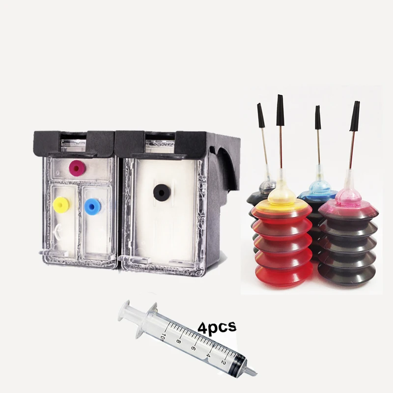 Einkshop 304xl Refillable Ink Cartridge+4 bottles ink For HP 304 xl Deskjet 3720 3721 3723 3724 3730 3732 3752 3755 3758 printer
Einkshop 304xl Refillable Ink Cartridge+4 bottles ink For HP 304 xl Deskjet 3720 3721 3723 3724 3730 3732 3752 3755 3758 printer
