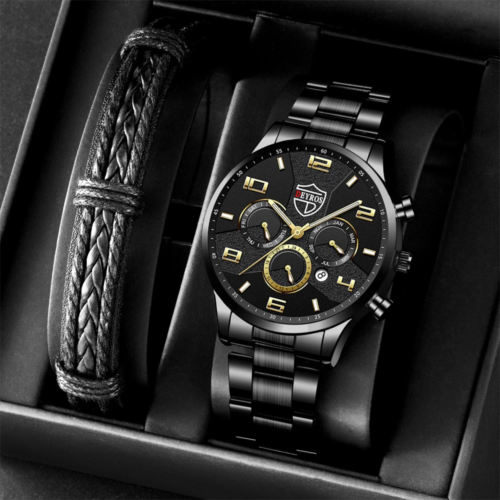 Fashion Watches Mens Stainless Steel Analog Quartz Watch Men Luxury Business Calendar Date Luminous Bracelet Clock reloj hombre
Fashion Watches Mens Stainless Steel Analog Quartz Watch Men Luxury Business Calendar Date Luminous Bracelet Clock reloj hombre