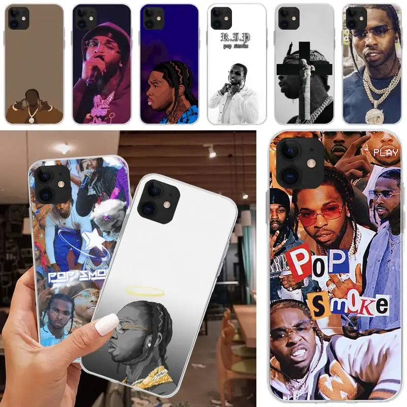 Rapper POP SMOKE Phone Case Matching Coque Transparent For Iphone XR 11 12 13 Pro X XS Max 6 7 8 6s Plus SE2020 Case
Rapper POP SMOKE Phone Case Matching Coque Transparent For Iphone XR 11 12 13 Pro X XS Max 6 7 8 6s Plus SE2020 Case