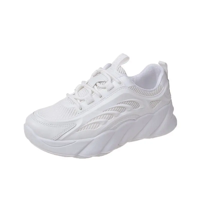 Daddy Shoes Women's Spring and Summer 2021 Sports Shoes Thick-soled Increased Breathable White Shoes Women's Shoes
Daddy Shoes Women's Spring and Summer 2021 Sports Shoes Thick-soled Increased Breathable White Shoes Women's Shoes