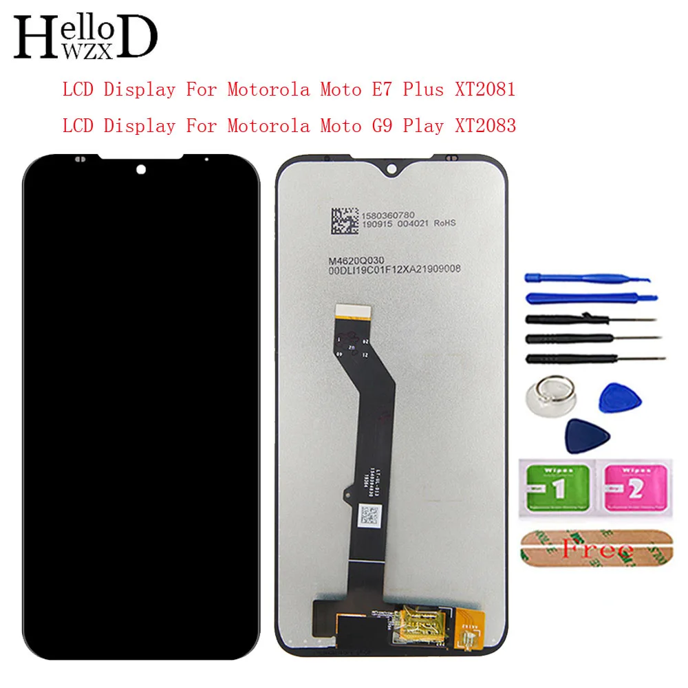 ЖК-дисплей для Motorola Moto E7 Plus XT2081 / G9 Play XT2083, ЖК-дисплей для мобильных телефонов, сенсорный экран, дигитайзер, панель, сенсорные инструменты
ЖК-дисплей для Motorola Moto E7 Plus XT2081 / G9 Play XT2083, ЖК-дисплей для мобильных телефонов, сенсорный экран, дигитайзер, панель, сенсорные инструменты