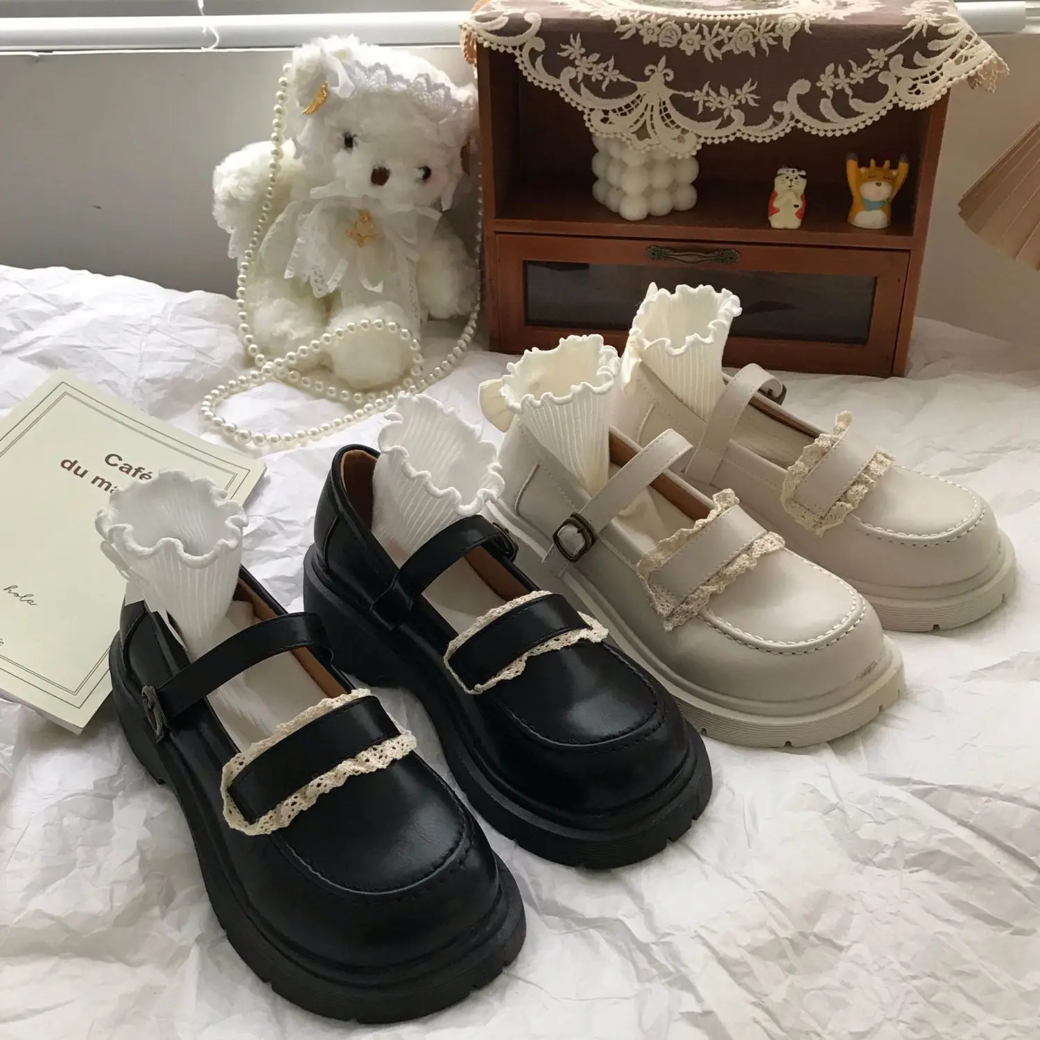 35 44 Lolita Shoes NEW Japanese Uniform Platform Shoes Women Vintage Mary Jane Shoes College Uniform Shoes JK Skirt High Heel
35 44 Lolita Shoes NEW Japanese Uniform Platform Shoes Women Vintage Mary Jane Shoes College Uniform Shoes JK Skirt High Heel