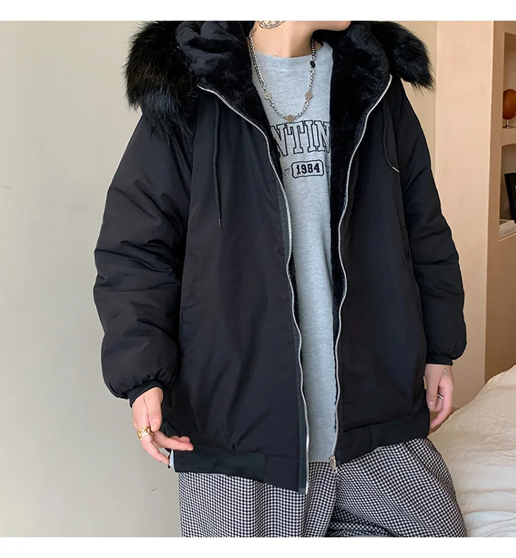 Мужская ветрозащитная куртка на молнии, красивая Студенческая плюшевая стеганая куртка с капюшоном, толстая Высококачественная зимняя мод...
Мужская ветрозащитная куртка на молнии, красивая Студенческая плюшевая стеганая куртка с капюшоном, толстая Высококачественная зимняя мод...