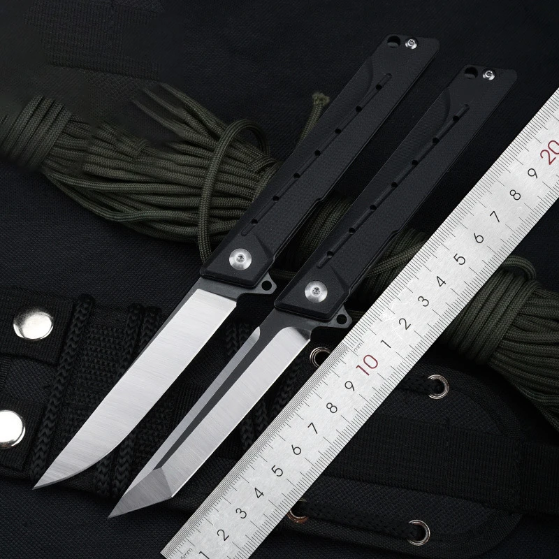 Outdoor Camping Folding Knife 440c Blade G10 Handle Self-defense Small Knives Stainless Portable Pocket EDC Tool HW40
Outdoor Camping Folding Knife 440c Blade G10 Handle Self-defense Small Knives Stainless Portable Pocket EDC Tool HW40