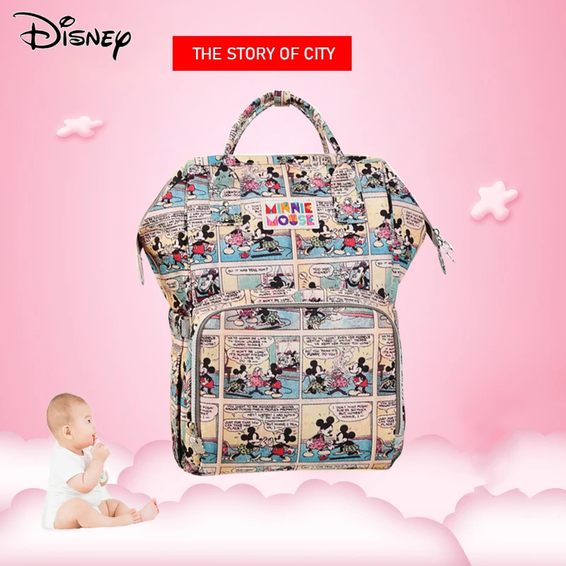 Disney USB Diaper Backpack Large capacity Mommy's travel bag Mickey Mouse Baby care bag Mummy diaper bag Bottle insulation bag
Disney USB Diaper Backpack Large capacity Mommy's travel bag Mickey Mouse Baby care bag Mummy diaper bag Bottle insulation bag