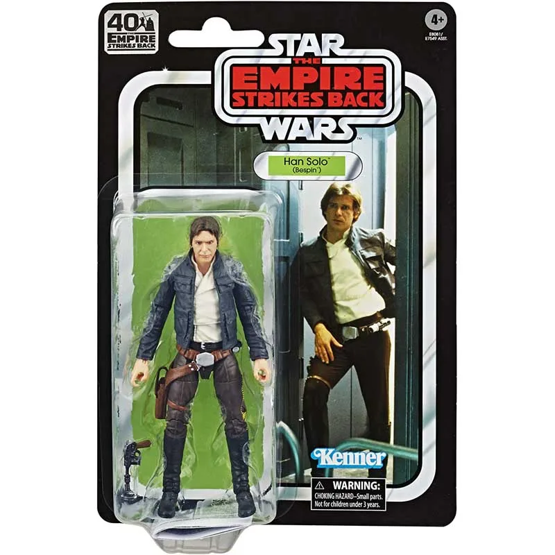 Экшн-фигурка Хан Соло из серии «Звездные войны» (Bespin), 6 дюймов, масштаб империи, удар назад, 40-летие, коллекционная фигурка
Экшн-фигурка Хан Соло из серии «Звездные войны» (Bespin), 6 дюймов, масштаб империи, удар назад, 40-летие, коллекционная фигурка
