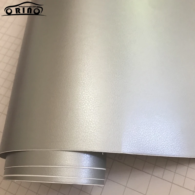 Silver Leather Grain Texture Vinyl Car Wrap Sticker Decal Film Adhesive Car Sticker Interior Car Styling Covering Wrapping
Silver Leather Grain Texture Vinyl Car Wrap Sticker Decal Film Adhesive Car Sticker Interior Car Styling Covering Wrapping