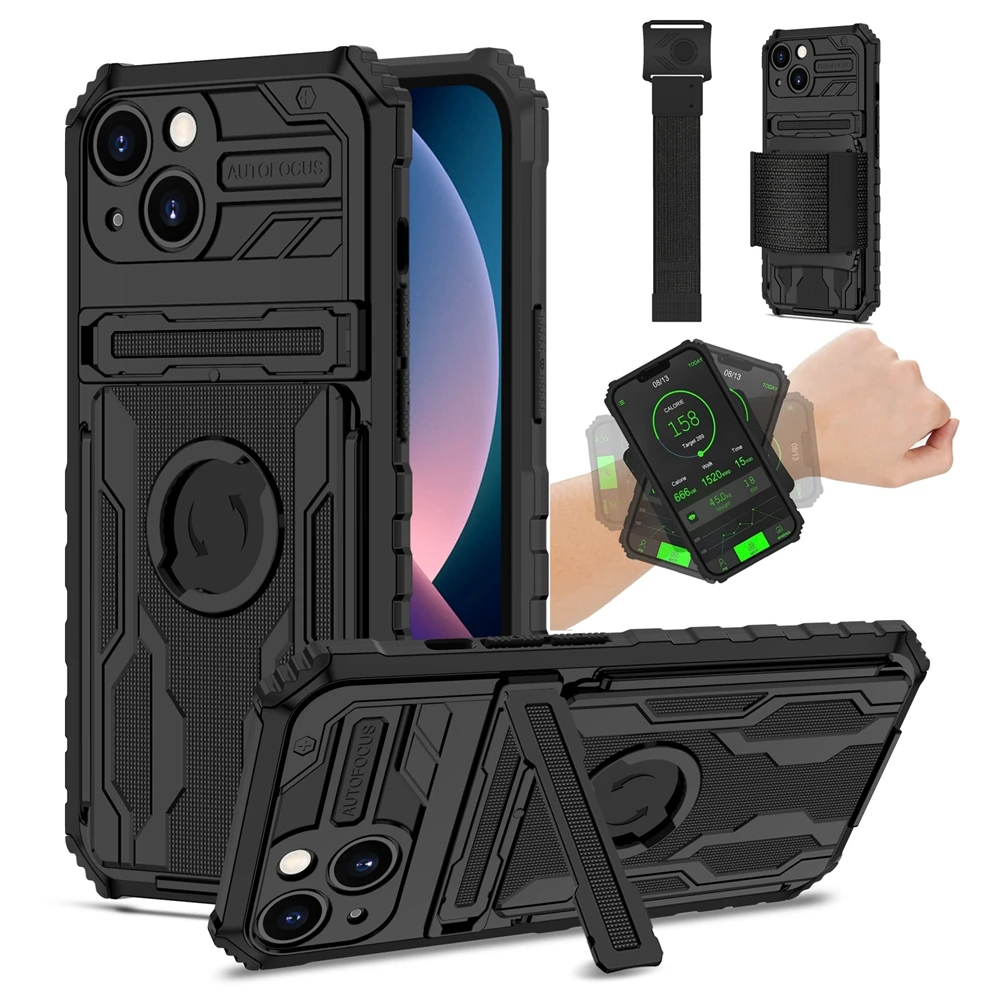 Multifunction i Phone Cover for iPhone 13 12 11 Pro Max XS XR 7 8 Plus SE Outdoor Sports Shockproof Stand Holder Wristband Case
Multifunction i Phone Cover for iPhone 13 12 11 Pro Max XS XR 7 8 Plus SE Outdoor Sports Shockproof Stand Holder Wristband Case