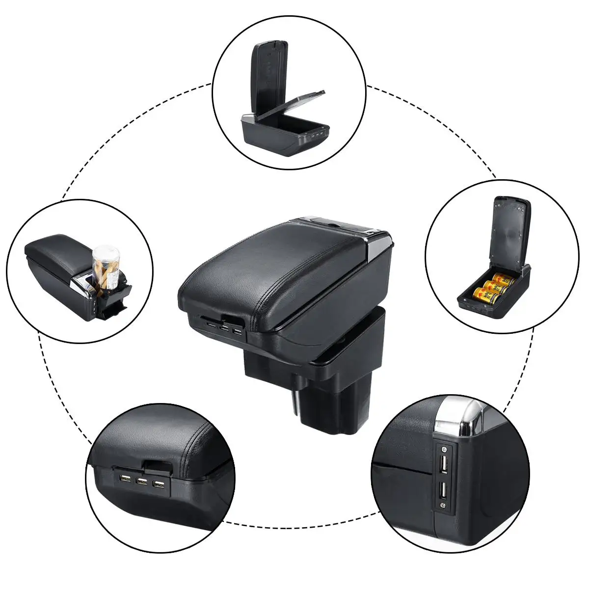 Car Console Center Armrest Storage Box Organizer Container With Cup Holder Ashtray Car Accessories For Nissan Juke 2011 -2017
Car Console Center Armrest Storage Box Organizer Container With Cup Holder Ashtray Car Accessories For Nissan Juke 2011 -2017