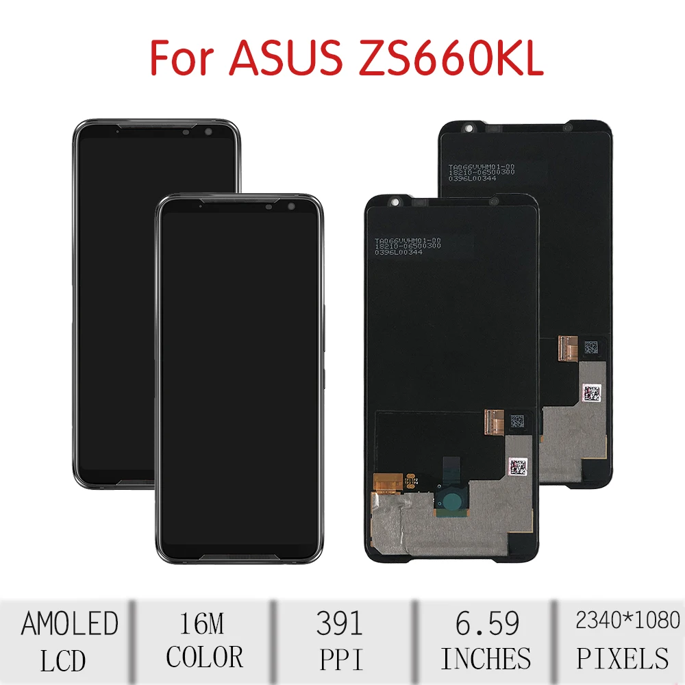 6.59"Original For Asus ZS660KL Display I001D I001DA I001For ASUS ROG Phone2 ZS660KL LCD Display Touch Screen Digitizer Assembly
6.59"Original For Asus ZS660KL Display I001D I001DA I001For ASUS ROG Phone2 ZS660KL LCD Display Touch Screen Digitizer Assembly
