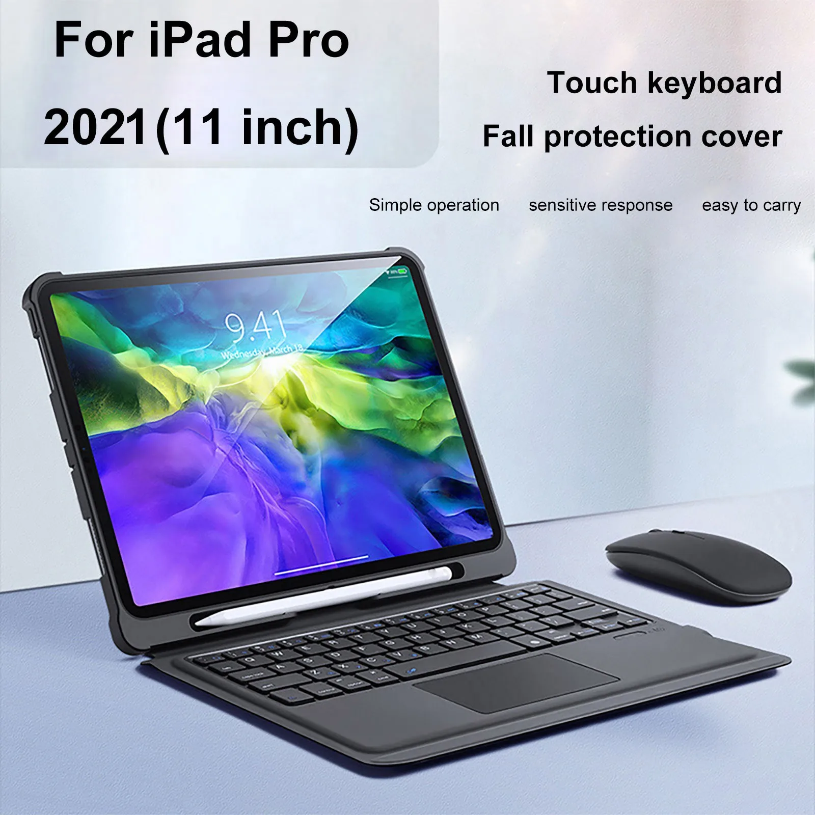 Tablet Case For Apple iPad Pro 11 2021 Keyboard Protective Case With Touchpad Covers Fundas Coqu Detachable Keyboard Shell
Tablet Case For Apple iPad Pro 11 2021 Keyboard Protective Case With Touchpad Covers Fundas Coqu Detachable Keyboard Shell