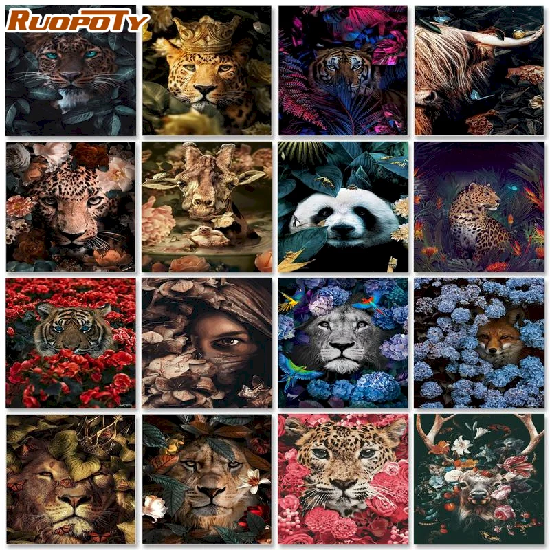 RUOPOTY 60x75cm Paint By Numbers Kits Unique Animals Diy Gift For Adult Children Frameless Handpainted Oil Painting By Number
RUOPOTY 60x75cm Paint By Numbers Kits Unique Animals Diy Gift For Adult Children Frameless Handpainted Oil Painting By Number