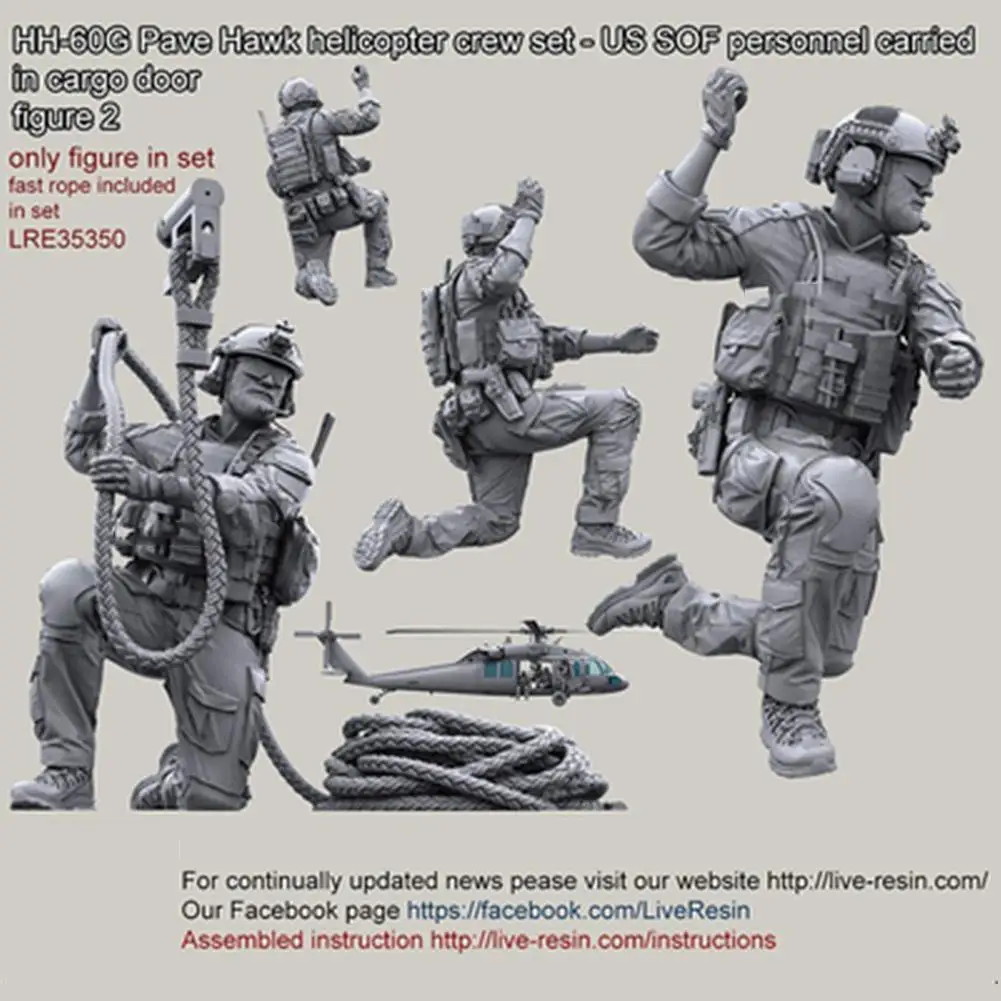 1/35 Resin Soldier Helicopter Crew White Model Self-assembled Model Ornament Figure Best Model Kits Handicraft Gift Kids Re T0A6
1/35 Resin Soldier Helicopter Crew White Model Self-assembled Model Ornament Figure Best Model Kits Handicraft Gift Kids Re T0A6