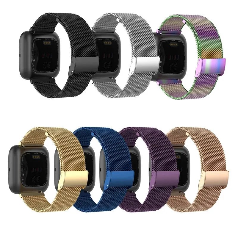 Strap Metal Stainless Steel Band For Fitbit Versa Strap Wrist Milanese Magnetic Bracelet fit bit Lite Verse 2 Band Accessories
Strap Metal Stainless Steel Band For Fitbit Versa Strap Wrist Milanese Magnetic Bracelet fit bit Lite Verse 2 Band Accessories