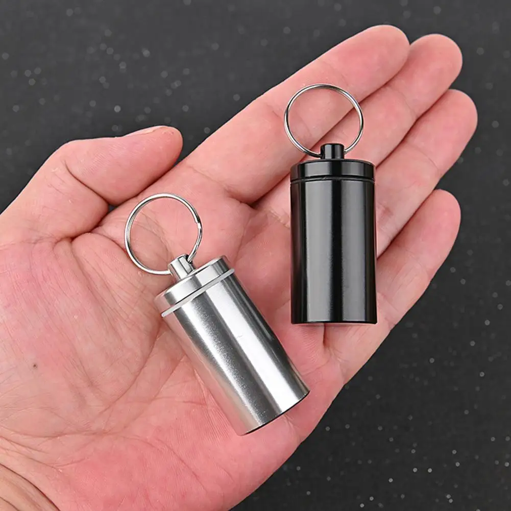 1pc Waterproof Aluminum Pill Box Medicine Case Container Bottle Holder Keychain Carabiner Outdoor Pill Case PillBox
1pc Waterproof Aluminum Pill Box Medicine Case Container Bottle Holder Keychain Carabiner Outdoor Pill Case PillBox