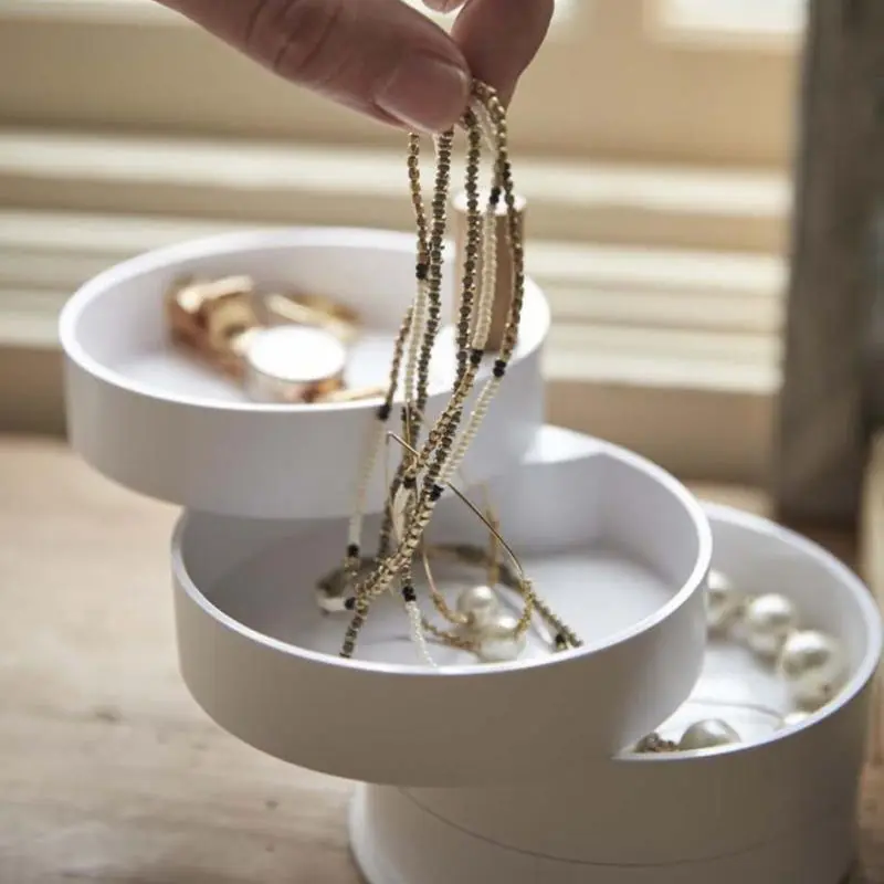 2021 New 360 Degree Rotary 3 Layer Jewelry Storage Box Holder Earring Bracelet Organizers
2021 New 360 Degree Rotary 3 Layer Jewelry Storage Box Holder Earring Bracelet Organizers