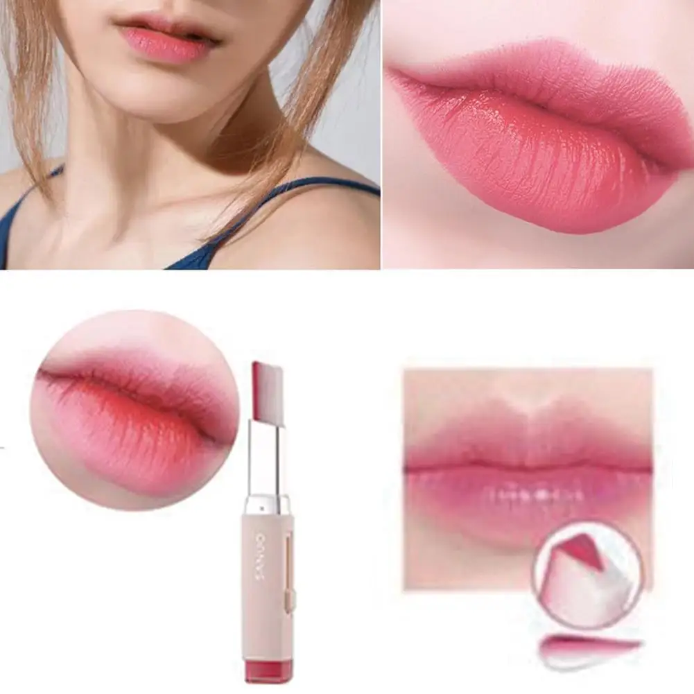 Gradient Color Lipstick Waterproof Two Color Lipsticks V Cutting Lip Lipstick Up Cosmetic Make Bite Korean Style Korean Lip O4T3
Gradient Color Lipstick Waterproof Two Color Lipsticks V Cutting Lip Lipstick Up Cosmetic Make Bite Korean Style Korean Lip O4T3