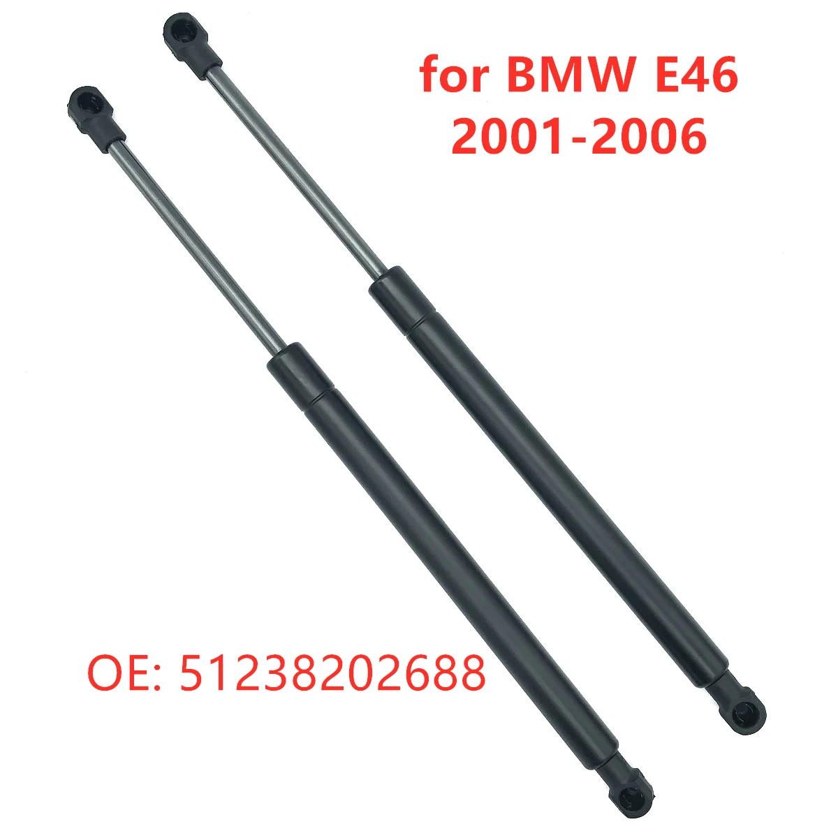 Front Engine Cover Hood Shock Lift Struts Bar Support Rod Spring 51238202688 for BMW 3 Series E46 323 325 328 330 M3 2001-2006
Front Engine Cover Hood Shock Lift Struts Bar Support Rod Spring 51238202688 for BMW 3 Series E46 323 325 328 330 M3 2001-2006