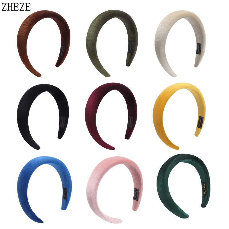 9Pcs/Lot New Lady Solid Sponge Hairband Velvet Girls Hoop DIY Headbands Woman Padded Wide Head Wear Vintage Fashion Accessories
9Pcs/Lot New Lady Solid Sponge Hairband Velvet Girls Hoop DIY Headbands Woman Padded Wide Head Wear Vintage Fashion Accessories