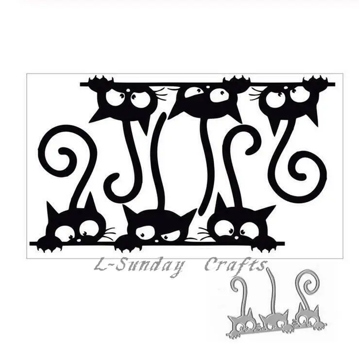 L-Sunday Crafts Die Cuts Cats Metal Cutting Dies Scrapbooking Embossing Cardmakin Crafts Decor
L-Sunday Crafts Die Cuts Cats Metal Cutting Dies Scrapbooking Embossing Cardmakin Crafts Decor